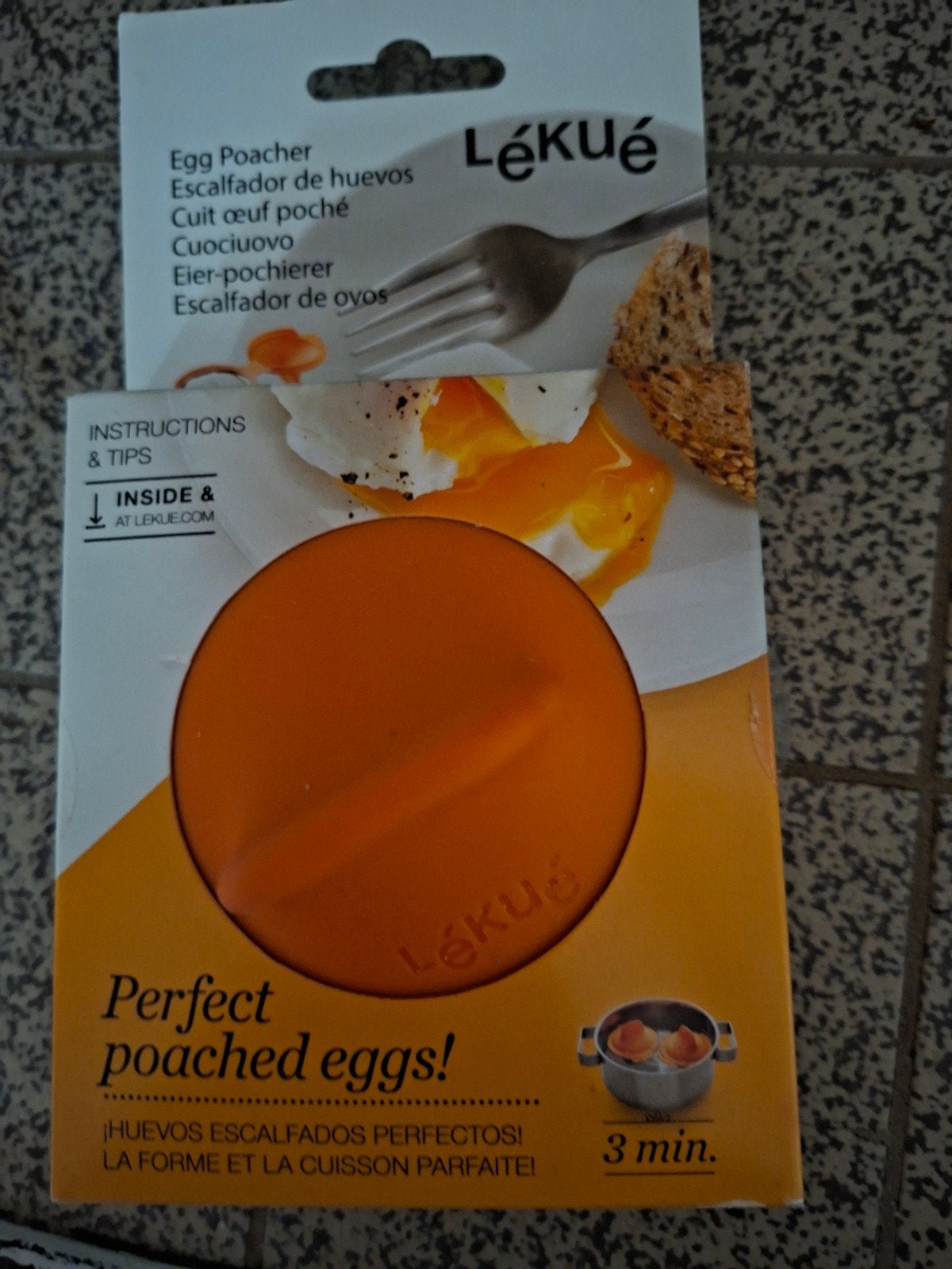 Lékué Egg Poacher - Perfect gepocheerde eieren in 3 min., Overige typen, Kunststof, Nieuw, Ophalen of Verzenden