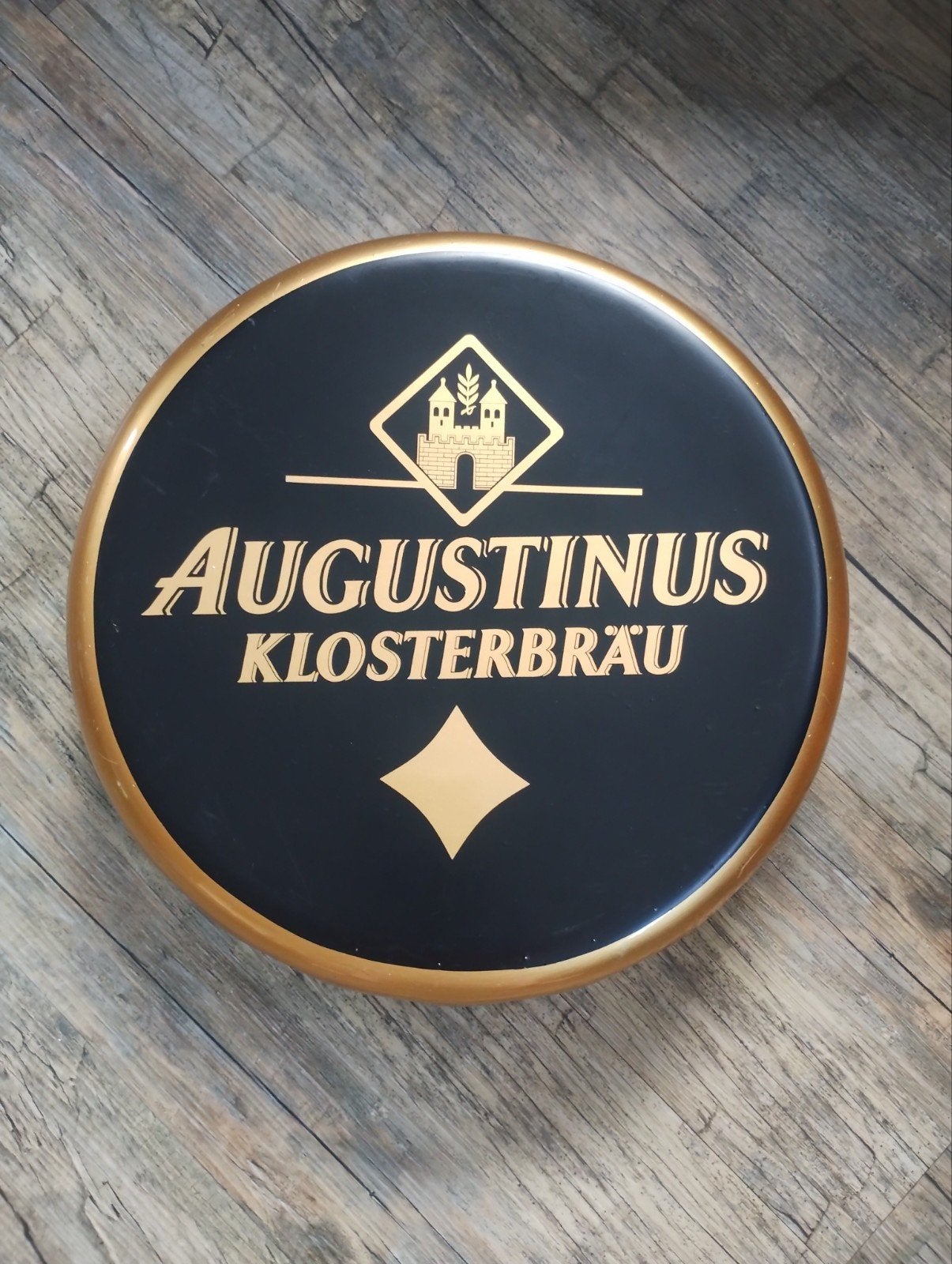 Augustinus Klosterbrau bier reclamebord, Ophalen of Verzenden, Nieuw, Reclamebord, Plaat of Schild, Overige merken