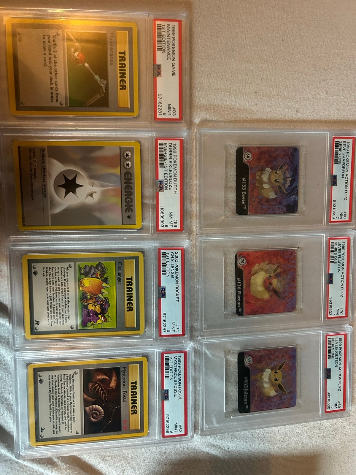 PSA Graded Pokémon Kaarten - Diverse Zeldzame Exemplaren, Ophalen of Verzenden, Zo goed als nieuw
