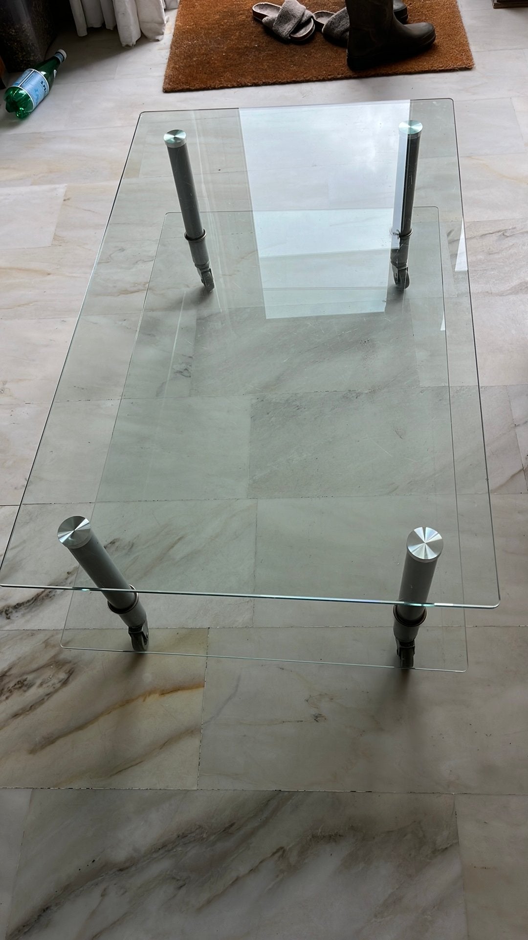 Verijdbare salontafel/ tv meubel, Huis en Inrichting, Tafels | Salontafels, 100 tot 150 cm, Zo goed als nieuw, Minder dan 50 cm