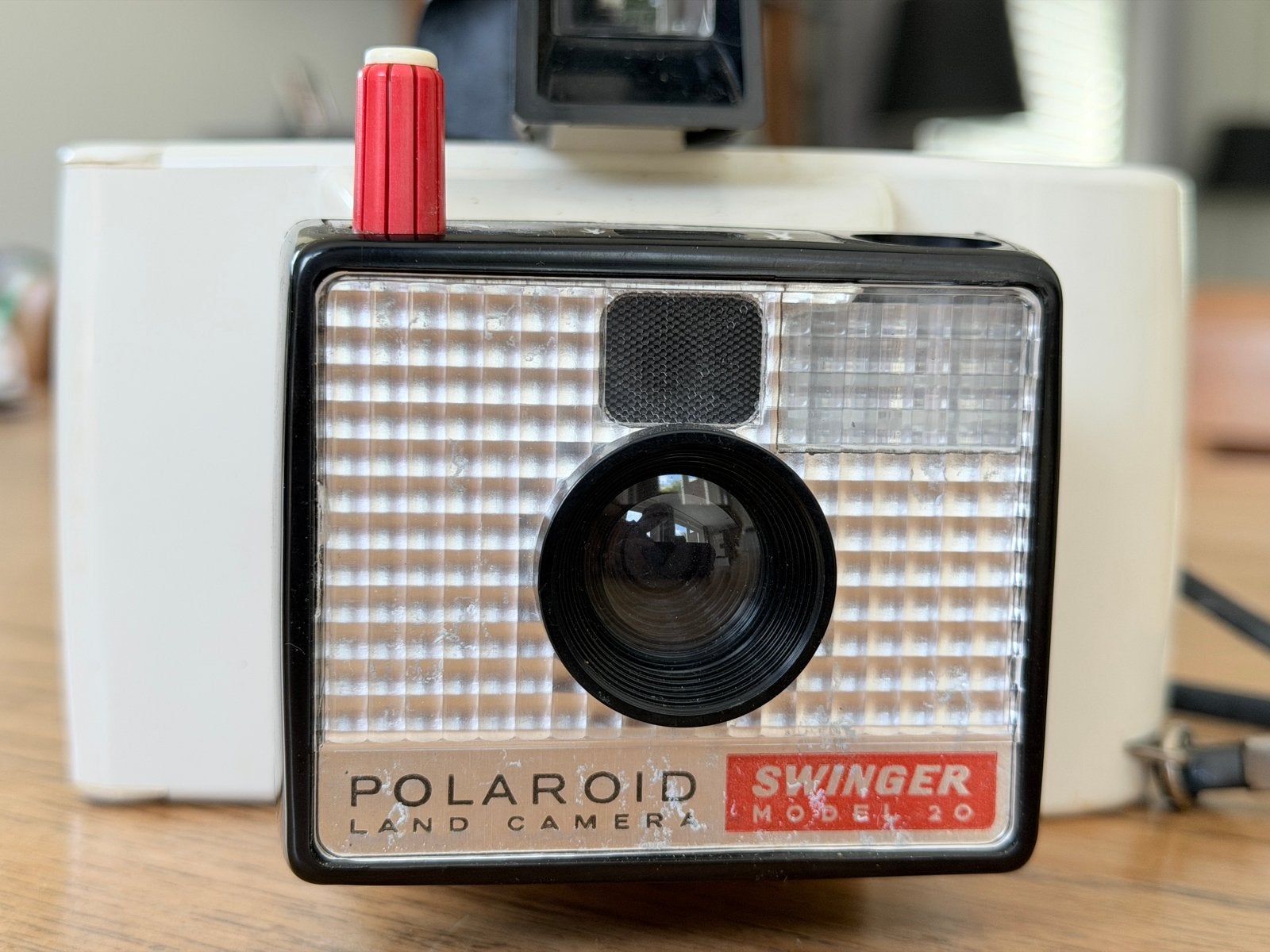 Polaroid Land Camera Swinger model 20, Ophalen of Verzenden, 1960 tot 1980, Fototoestel