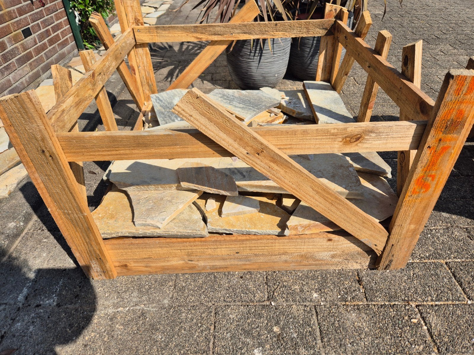 Flagstones, Tuin en Terras, Haardhout, Minder dan 3 m³, Ophalen