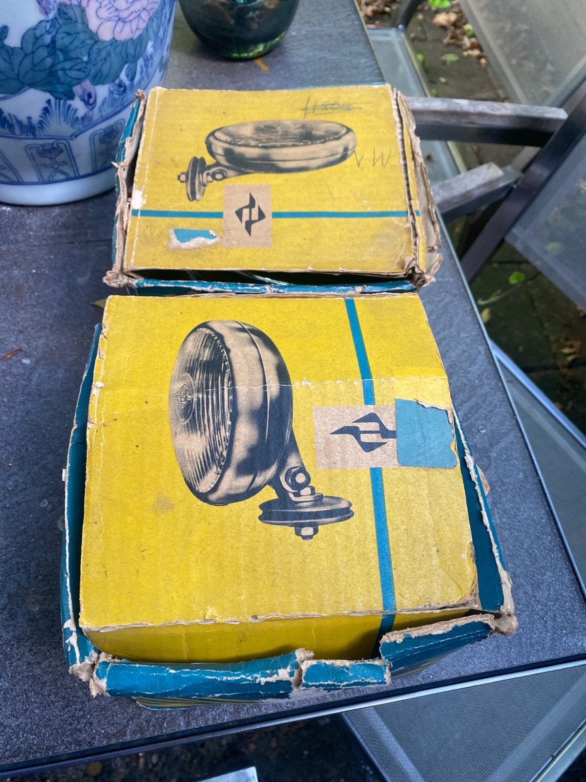 Vintage oldtimer mistlampen - Nieuw in Doos, Auto-onderdelen, Ophalen of Verzenden, Nieuw, Universele onderdelen