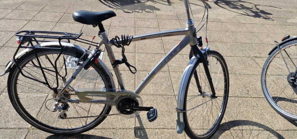Gazelle Fuente Heren 57cm 24speed carbon voorvork, Velgrem, Versnellingen, Ophalen of Verzenden, Zo goed als nieuw