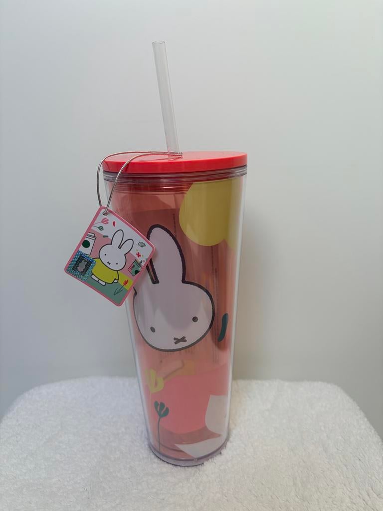 Nijntje x Starbucks Tumbler met rietje - Nieuw, Overige typen, Kunststof, Nieuw, Ophalen of Verzenden