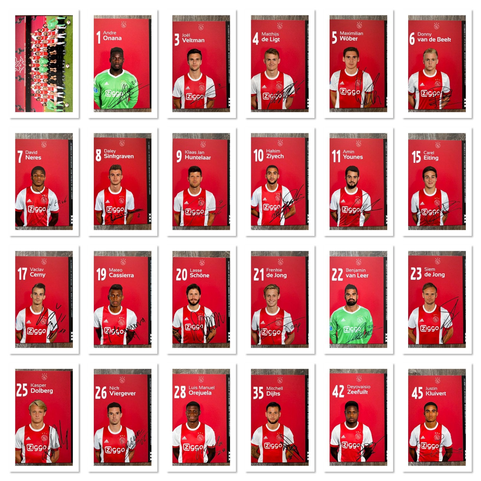 Ajax Amsterdam SpelersKaarten, Ophalen of Verzenden