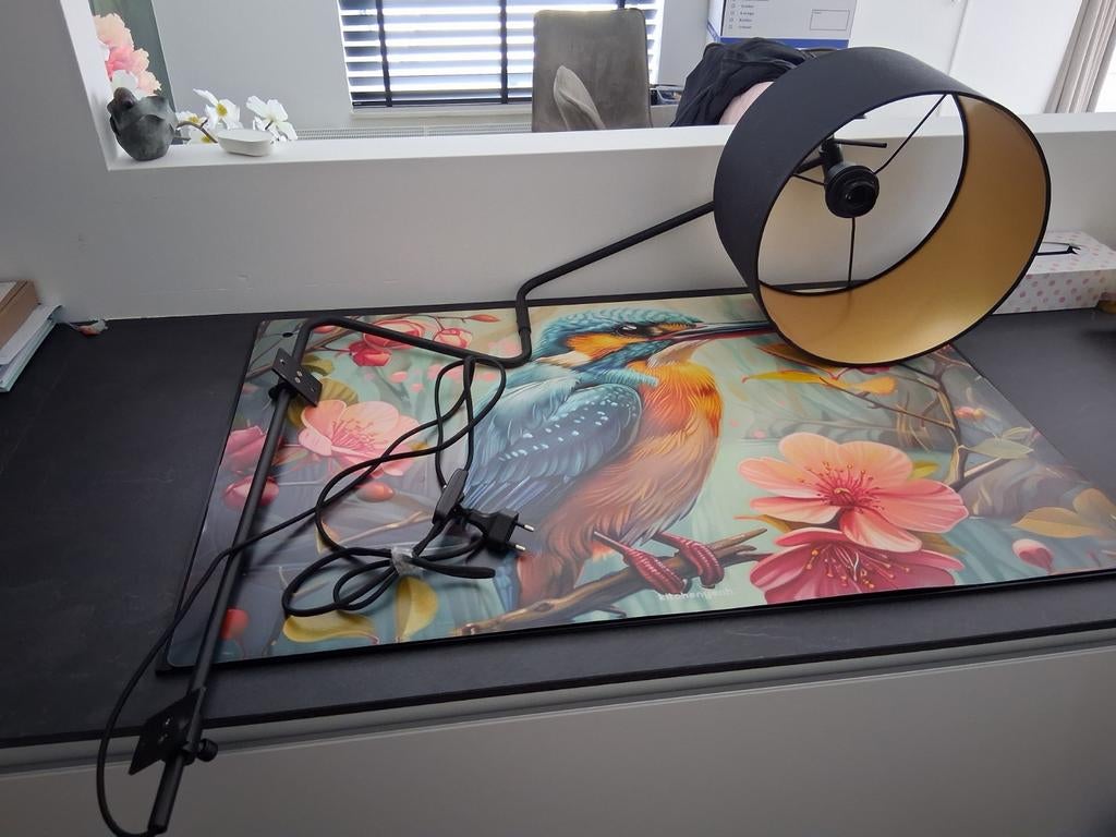 Mooie muurlamp, Ophalen, Zo goed als nieuw, Overige materialen
