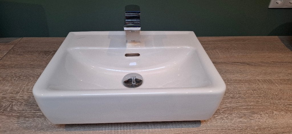 Opzetwastafel + kraan / fontein met kraan, Doe-het-zelf en Verbouw, Sanitair, Ophalen, Gebruikt, Wastafel