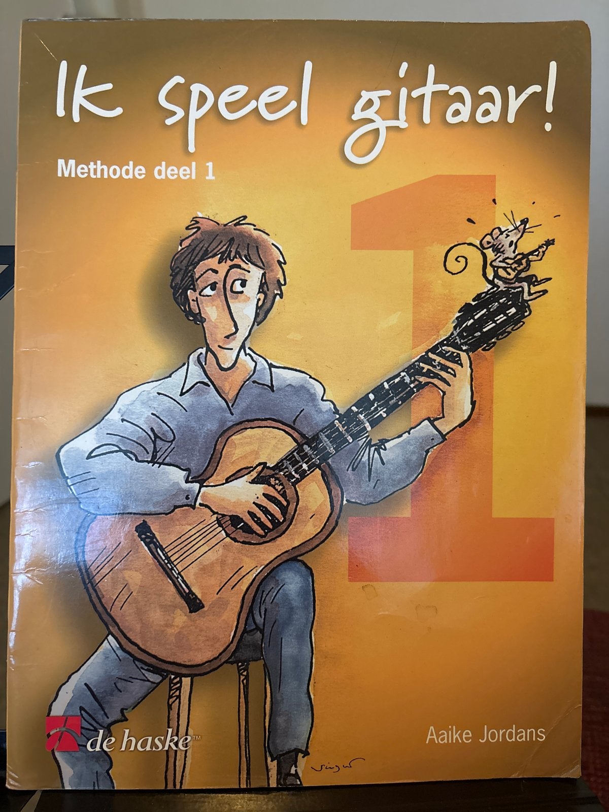 Ik speel gitaar! Methode deel 1 - A. Jordans, Muziek en Instrumenten, Bladmuziek, Gitaar, Overige genres, Les of Cursus, Ophalen of Verzenden