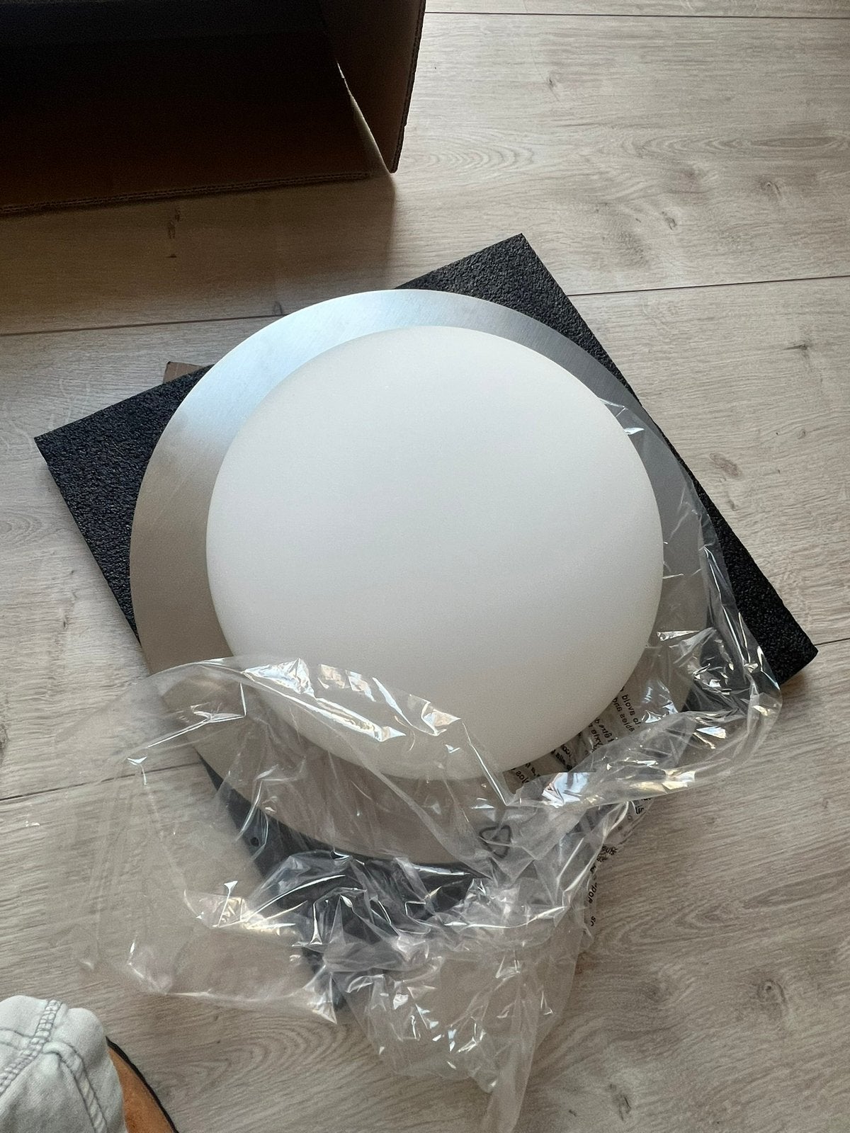 Kave home ceiling lamp, LED, Nieuw, Glas, 40 cm