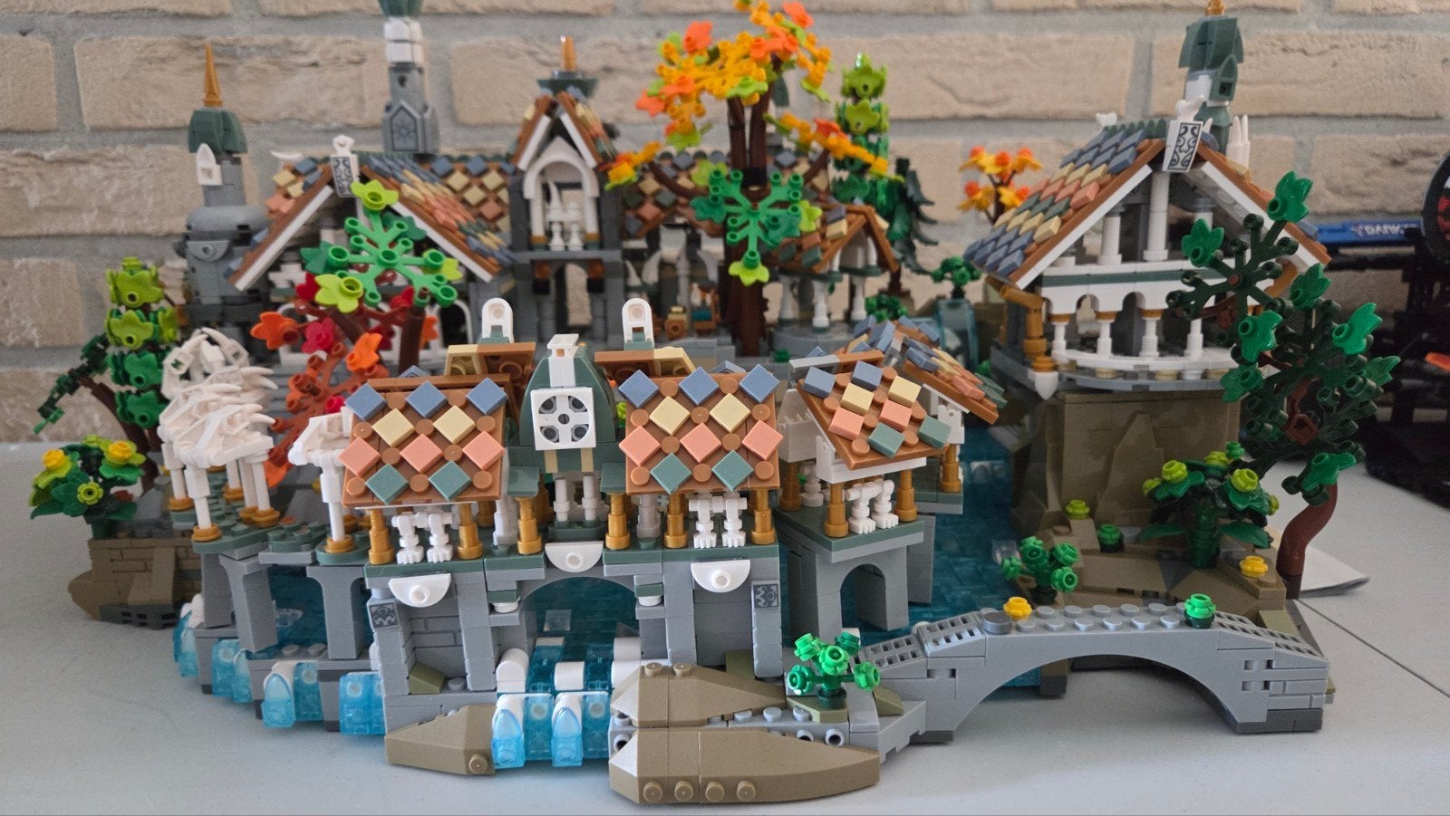 Rivendell (Lord of the Rings) - bouwstenen, Ophalen of Verzenden, Zo goed als nieuw, Overige merken