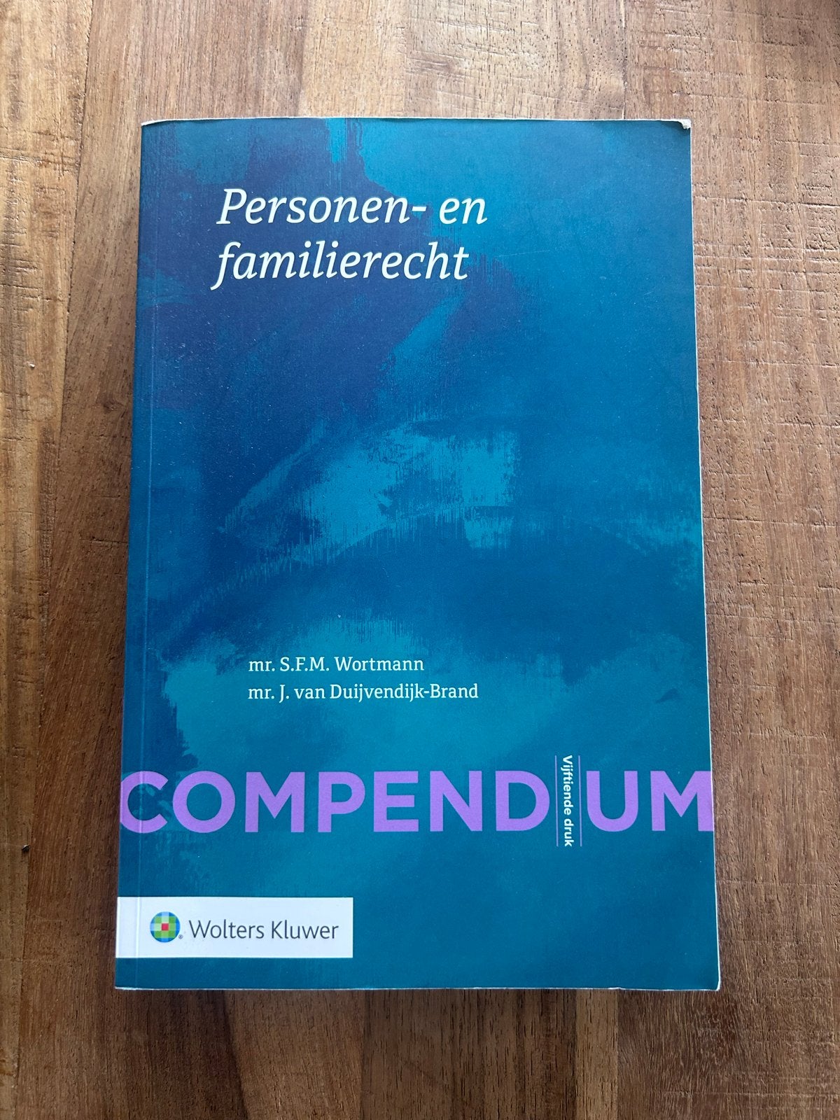 Compendium Personen- en familierecht - 5e druk, Boeken, Ophalen of Verzenden, Gamma, Zo goed als nieuw, HBO