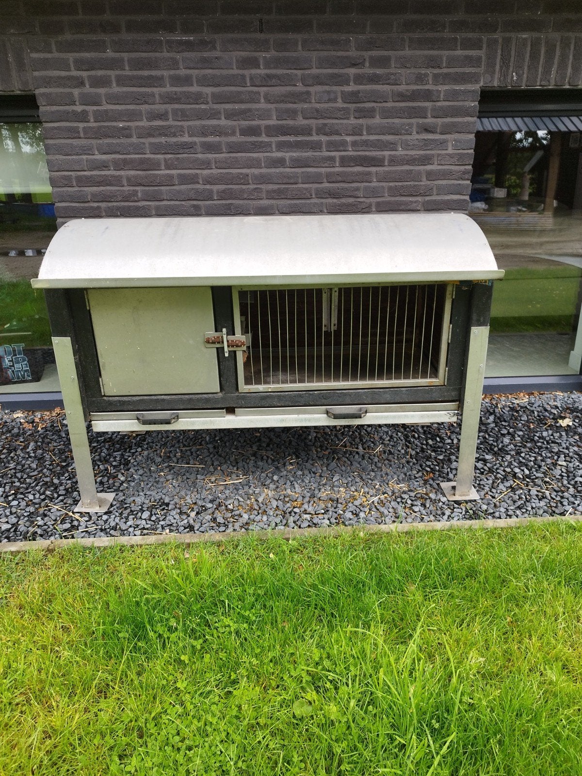 Konijnhok te koop., Dieren en Toebehoren, Knaagdieren en Konijnen | Hokken en Kooien, 110 cm of meer, Ophalen of Verzenden, Zo goed als nieuw