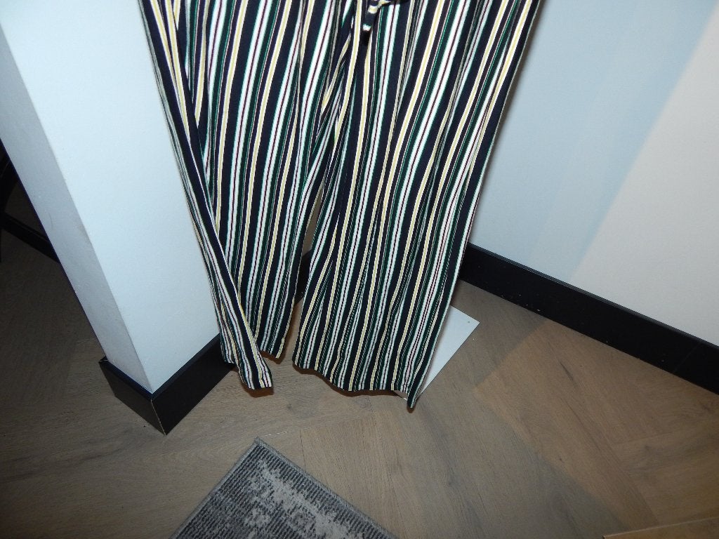 King Louie broekpak jumpsuit gestreept motief in kleuren M, Maat 38/40 (M), Zo goed als nieuw, King Louie, Meerkleurig
