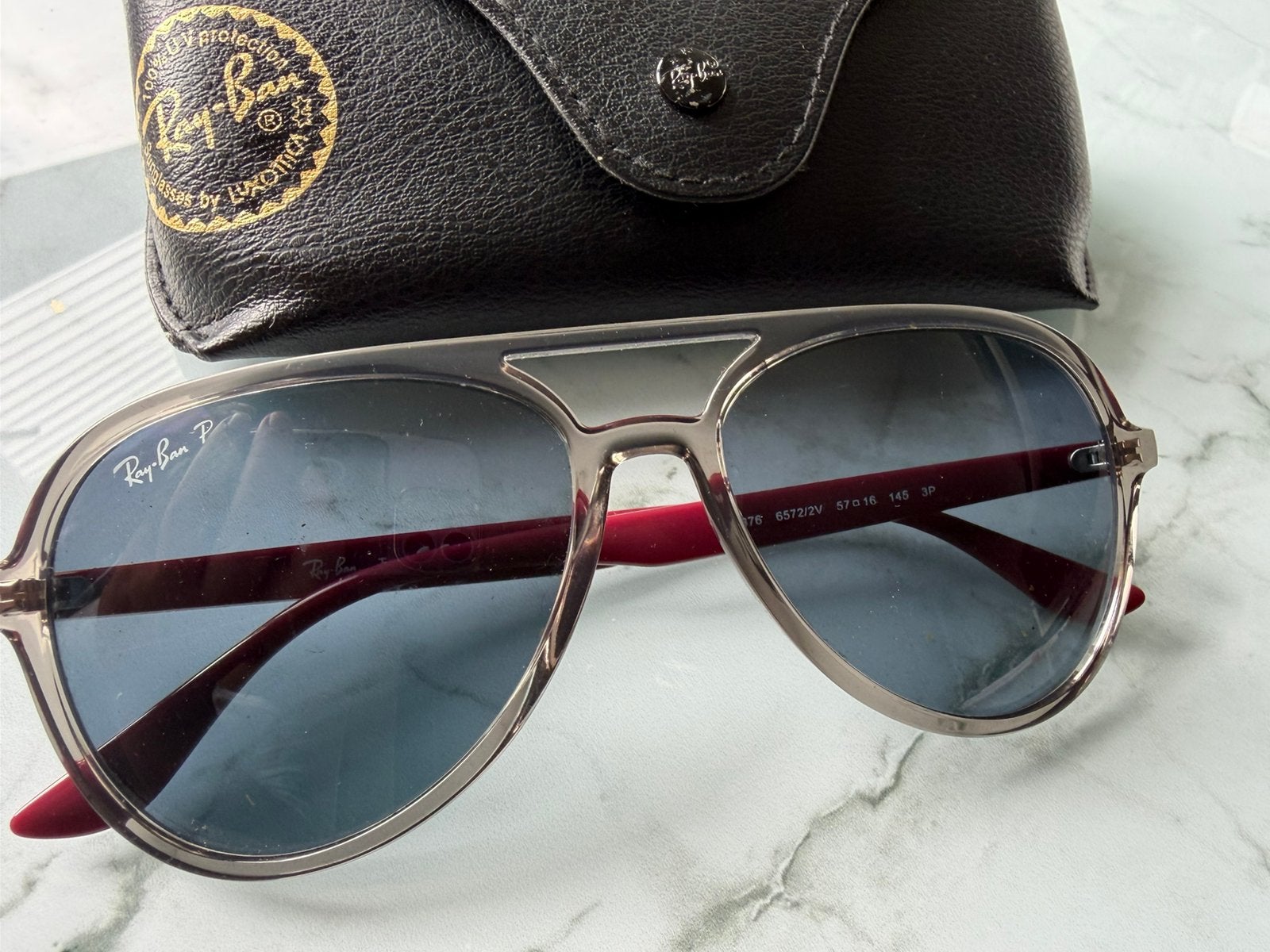 Ray•Ban zonnebril (origineel) Pilotenmodel, Sieraden, Tassen en Uiterlijk, Zonnebrillen en Brillen | Heren, Ophalen of Verzenden
