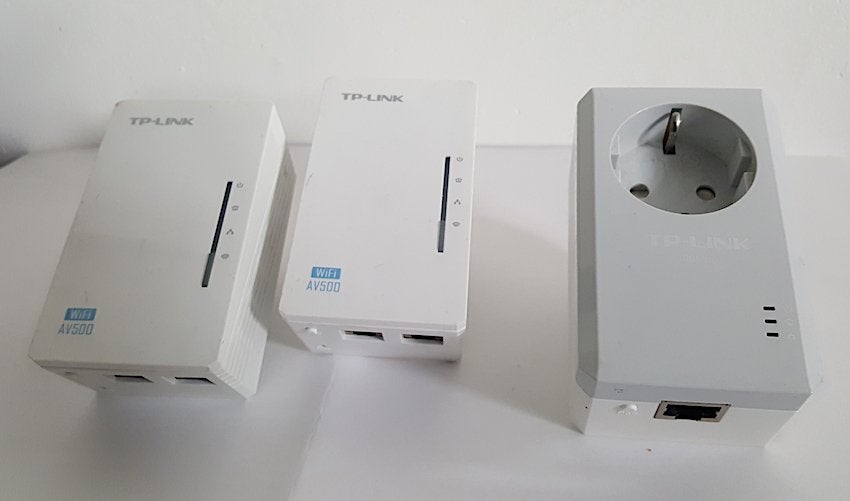 TP-Link AV500 set van 3x WiFi Versterkers, Ophalen, Zo goed als nieuw, TP-Link, Devolo