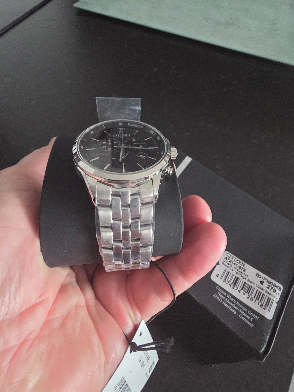 Nieuw Citizen Eco-Drive Polshorloge - Batterij vervangen, Staal, Staal, Nieuw, Ophalen of Verzenden
