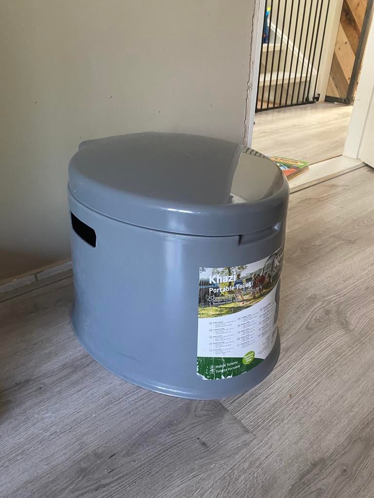 Verplaatsbaar toilet, Ophalen, Zo goed als nieuw, Wit