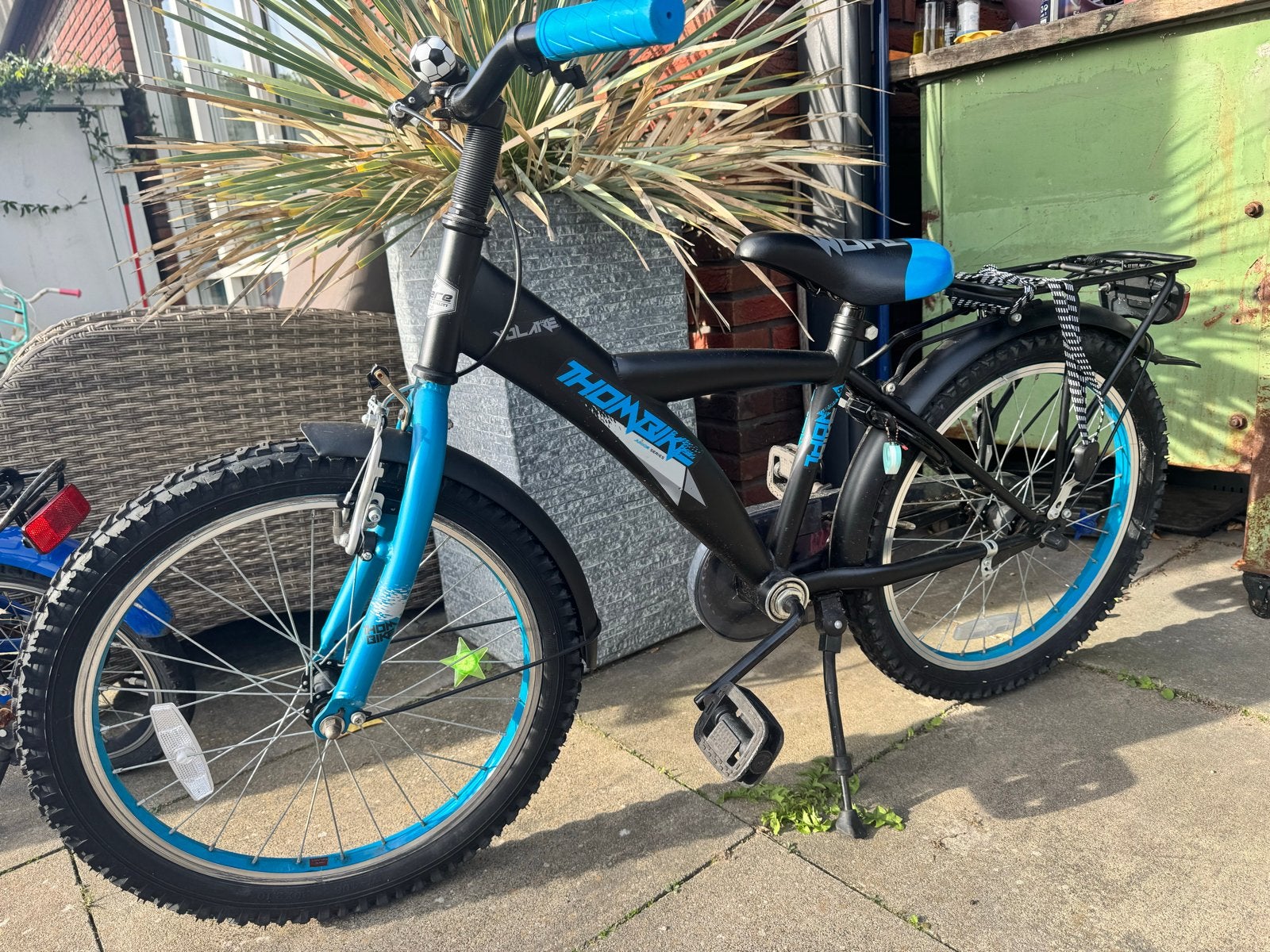Thom Bike kinderfiets 20 inch - Zwart/Blauw, Fietsen en Brommers, Ophalen of Verzenden, Gebruikt, 20 inch of meer