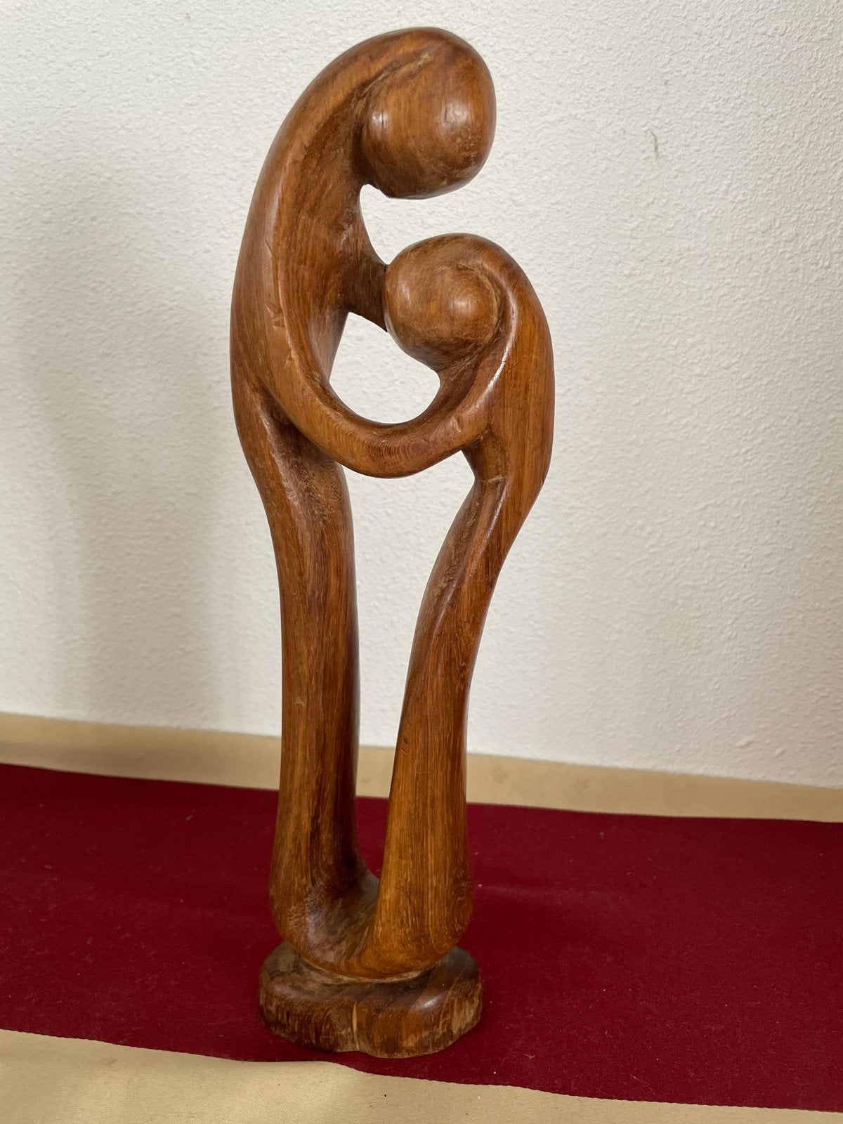 Prachtig handgemaakt houten beeld 'Liefde' uit Indonesië, Ophalen of Verzenden