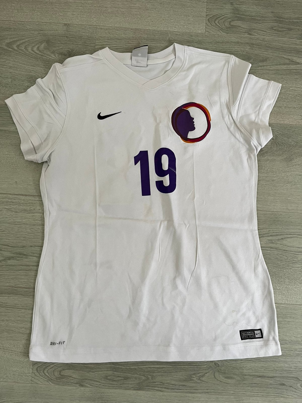 Nike voetbalshirt, Maat L, Ophalen of Verzenden, Zo goed als nieuw, Shirt