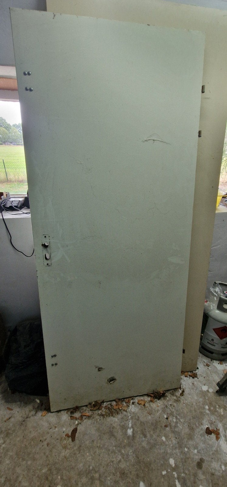 Witte brandwerende deur 85x201 cm, Doe-het-zelf en Verbouw, Gebruikt, 80 tot 100 cm, Binnendeur, Ophalen of Verzenden