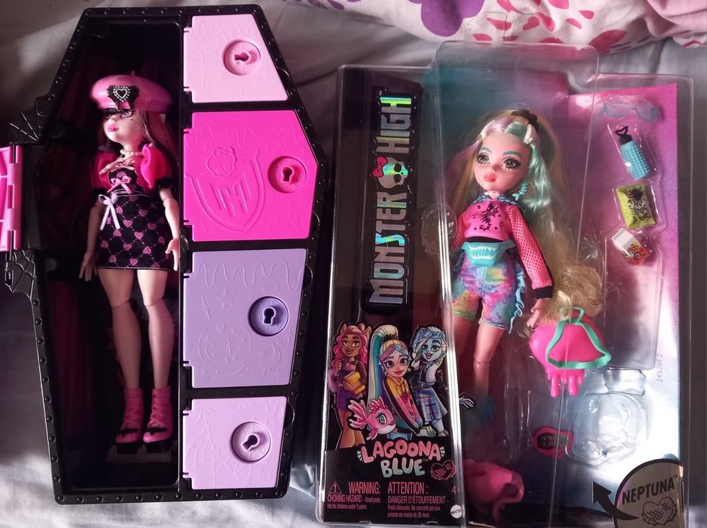 Monster high poppen, Ophalen of Verzenden, Zo goed als nieuw