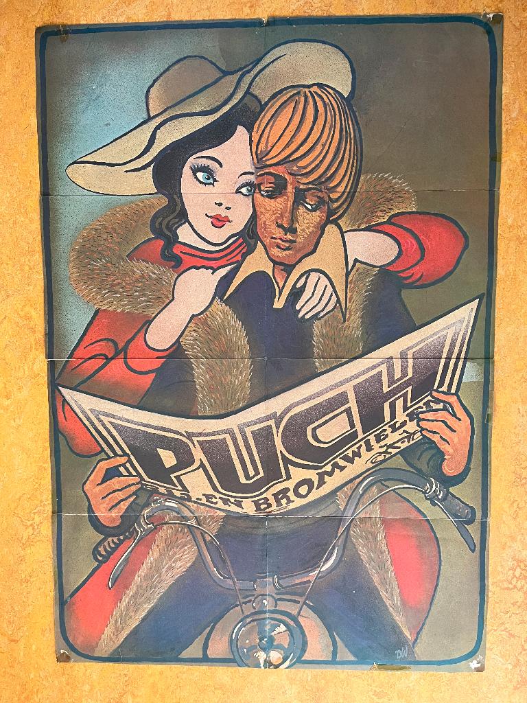 Originele PUCH-poster!, Ophalen of Verzenden, Gebruikt