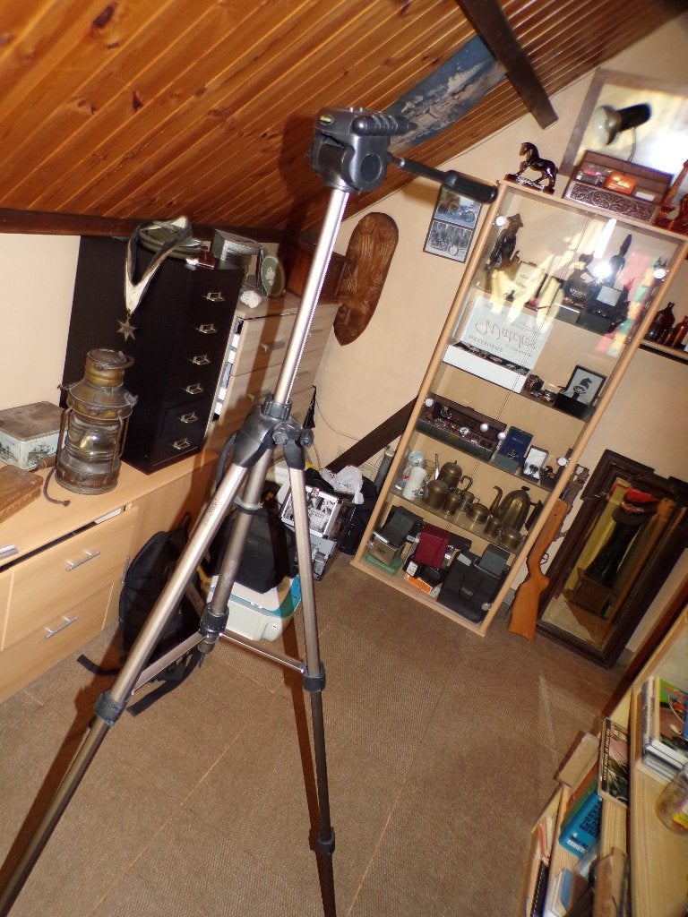 HAMA Star 63 statief, Audio, Tv en Foto, Fotografie | Statieven en Balhoofden, Met balhoofd, Zo goed als nieuw, Hama, 150 tot 175 cm