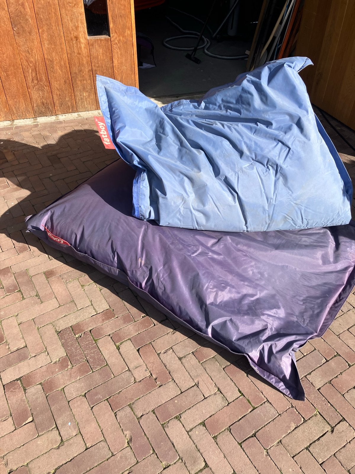 Fatboy zitzakken - Comfortabel en stijlvol, Ophalen, Gebruikt, Paars, Zitzak