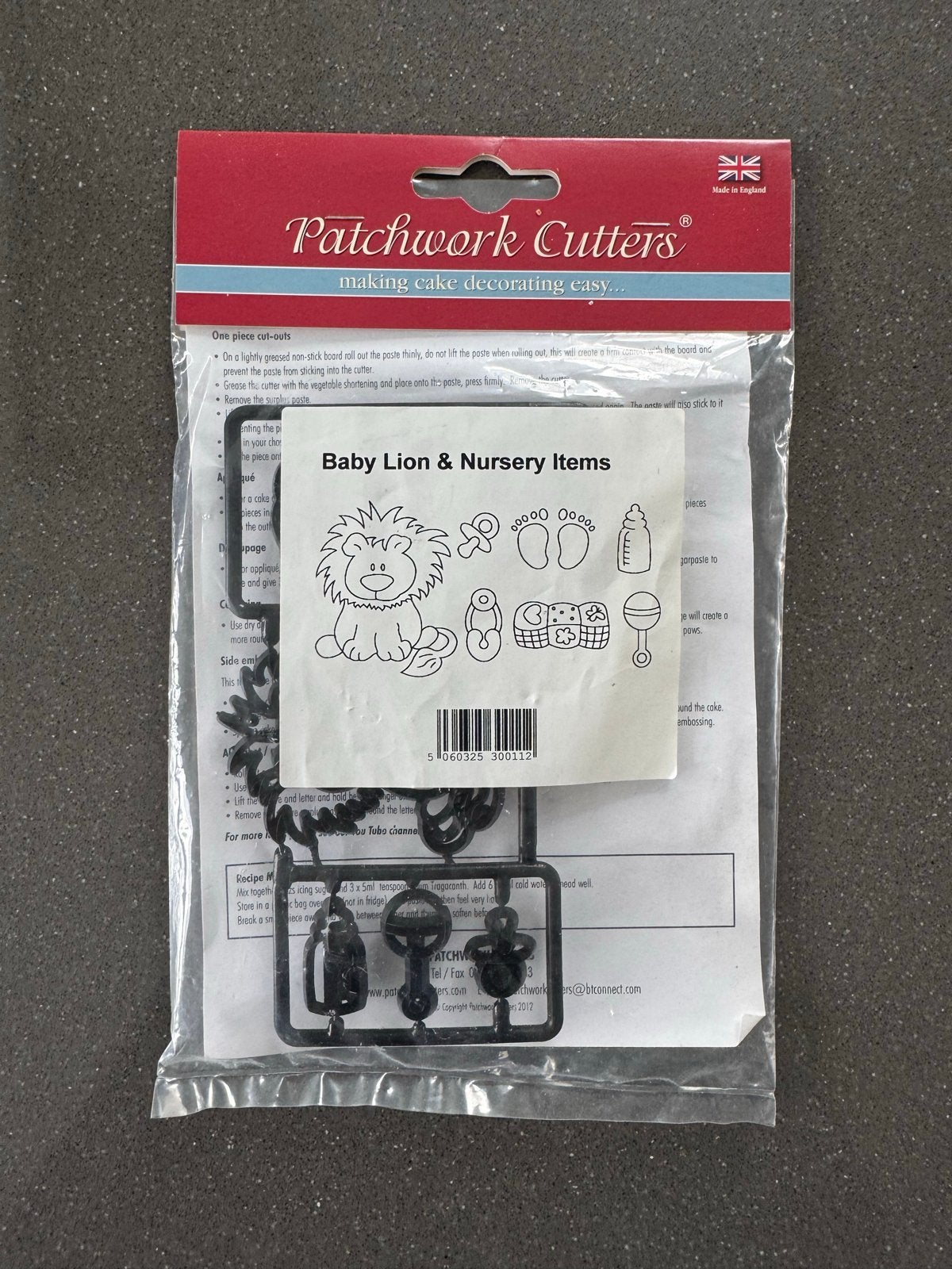 Patchwork Cutters Baby Leeuw & Babyartikelen Uitstekers, Ophalen of Verzenden, Nieuw, Taarten of Cupcakes, Versiering