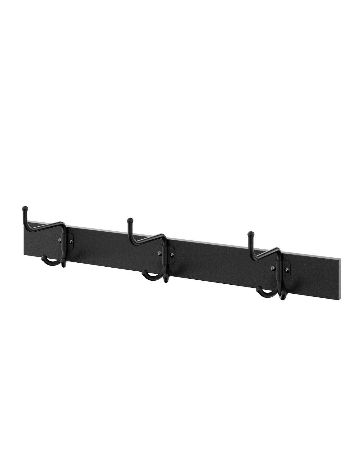 Kapstok ikea pinnig, Set 2 zwarte wandkapstokken, Zo goed als nieuw, Minder dan 100 cm, Metaal, Ophalen