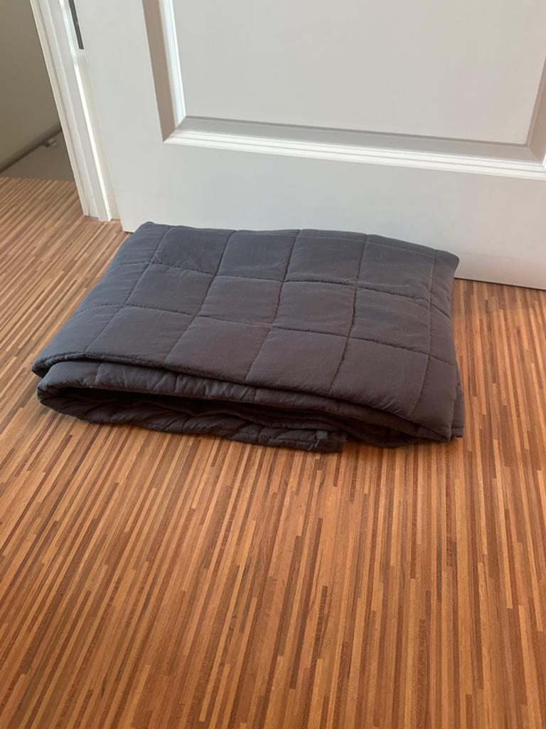 Verzwaringsdeken 7 kg - 140x200 cm, Huis en Inrichting, Slaapkamer | Beddengoed, Ophalen, Eenpersoons, Grijs, Deken of Dekbed