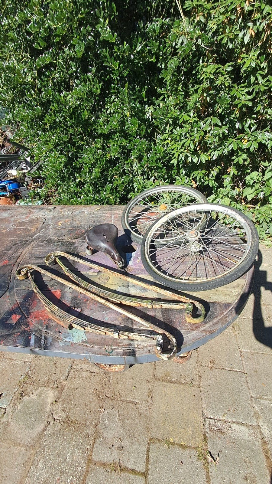 onderdelen bakfiets, Ophalen, Gebruikt