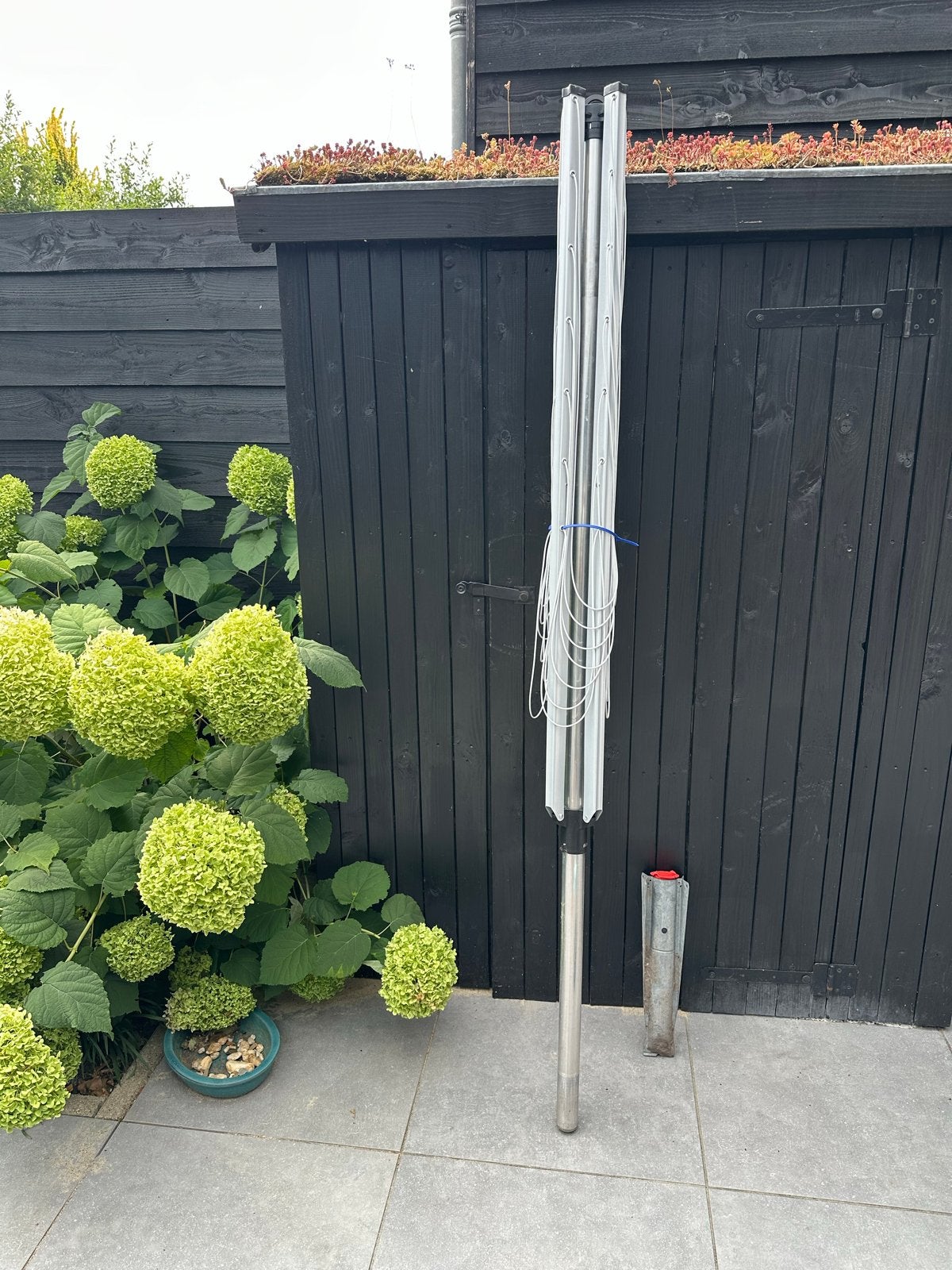 Brabantia droogmolen 2,6x2,6m incl. anker en hoes, Tuin en Terras, Droogmolens en Wasrekken, Ophalen, Zo goed als nieuw, Droogmolen