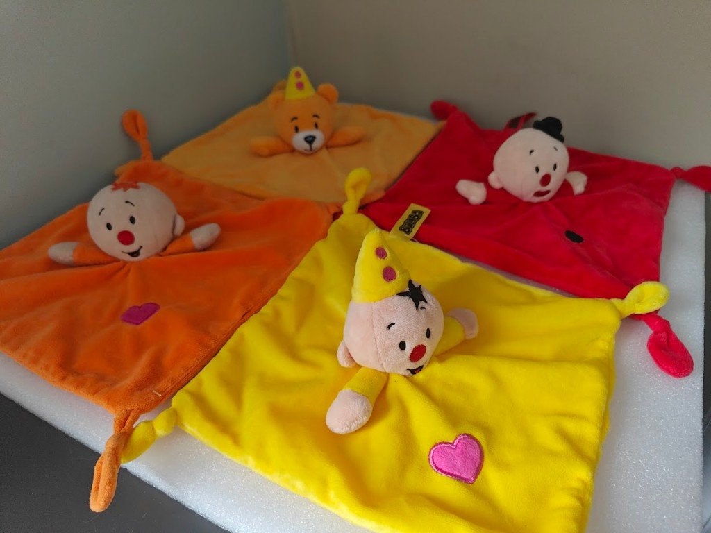 Bumba Knuffeldoekjes Pluche Studio 100 – Bundel 4 Stuks, Ophalen, Gebruikt, Overige merken, Overige karakters