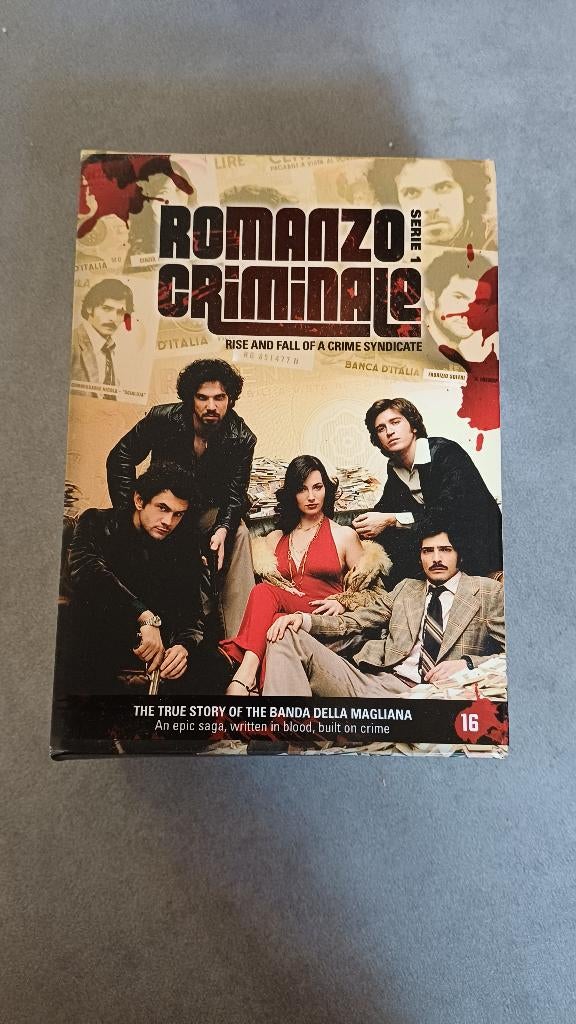 8 DVDs - Romanzo Criminale Serie 1, Cd's en Dvd's, Gebruikt, Boxset, Ophalen of Verzenden, Vanaf 12 jaar