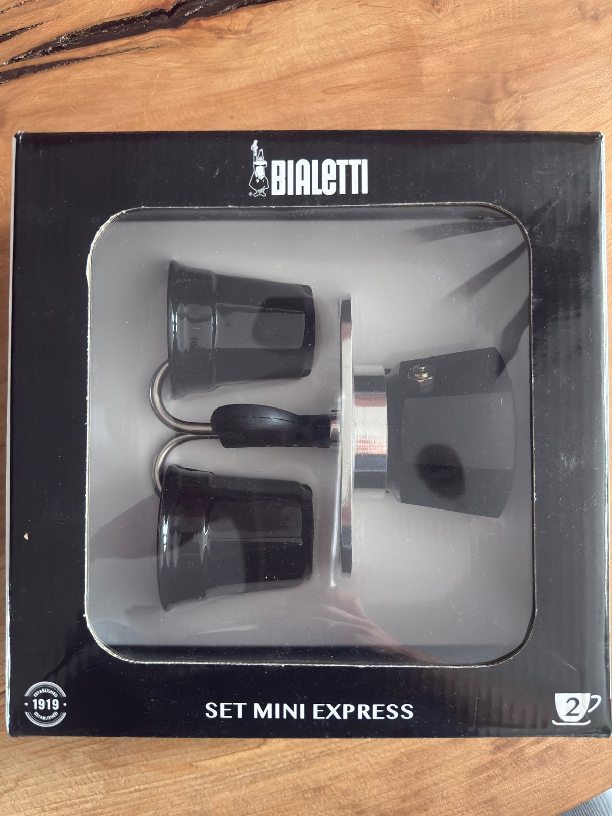 Bialetti mini duo set NIEUW, Ophalen, Zo goed als nieuw, Espresso apparaat