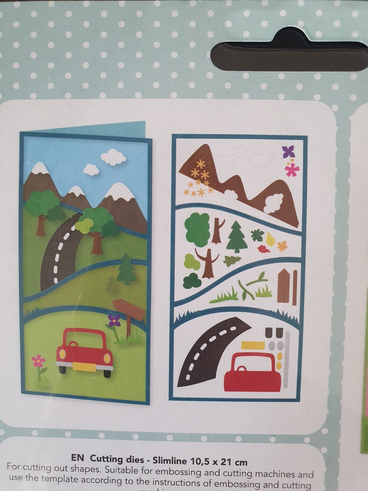 Love2craft Slimline cutting dies Mountain holidays, Hobby en Vrije tijd, Ophalen of Verzenden, Nieuw, Overige thema's, Pons of Mal
