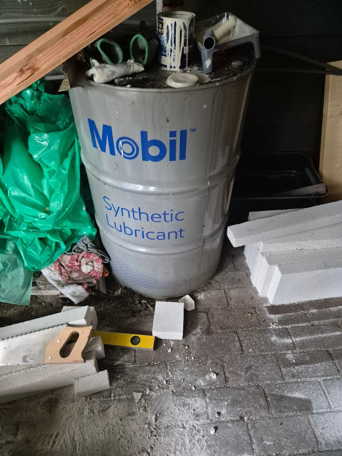 Leeg Mobil Olievat - Decoratie/Opslag, Ophalen, Gebruikt