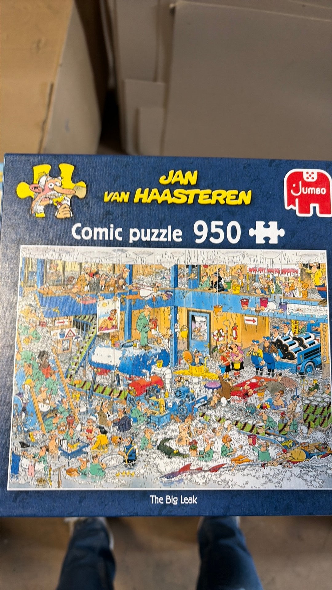 Jan van Haasteren the big leak 950, Hobby en Vrije tijd, Denksport en Puzzels, Ophalen of Verzenden, Zo goed als nieuw