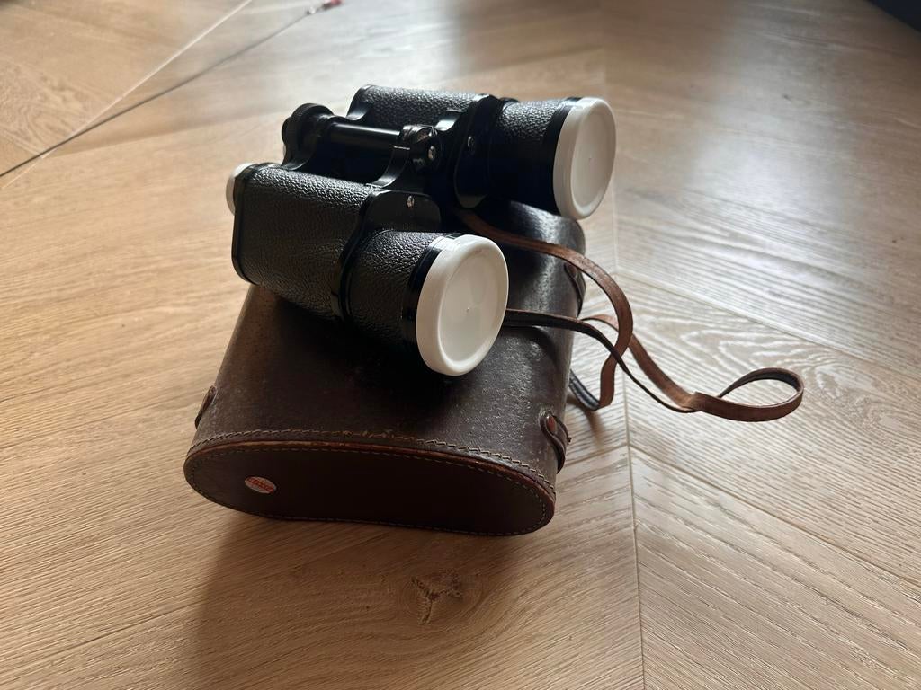 Vintage Verrekijker 80 jaar oud, Audio, Tv en Foto, Optische apparatuur | Verrekijkers, Ophalen, Gebruikt, Minder dan 8x, Porro (met knik)