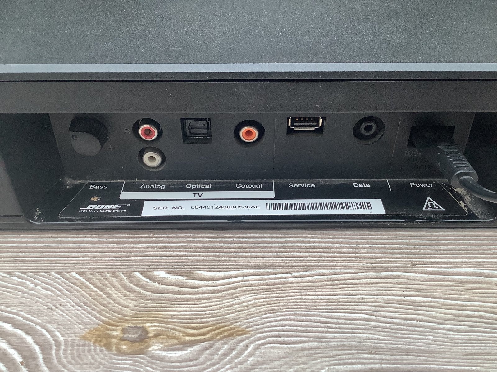 Bose Solo 15 TV Sound System - Soundbar met afstandsbedienin, Overige merken, Ophalen of Verzenden, Minder dan 40 watt, Overige spelers