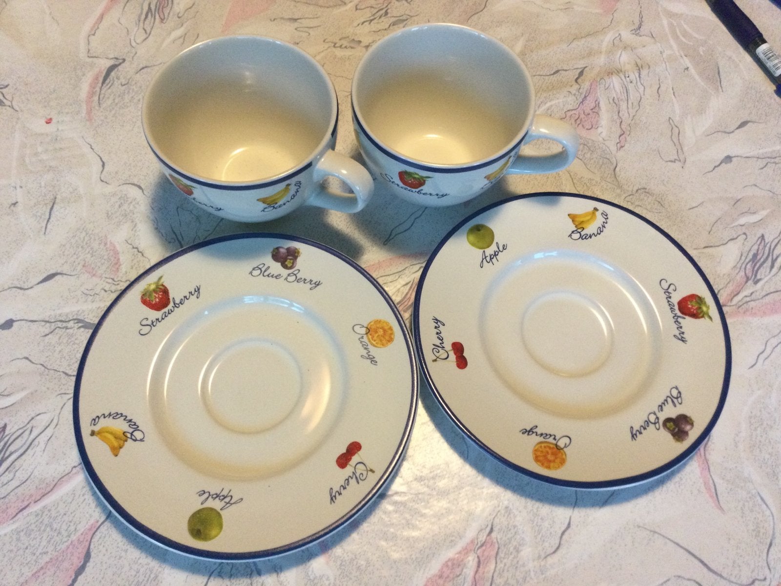 2 x thee kop/ schotel. Zie, Ophalen of Verzenden