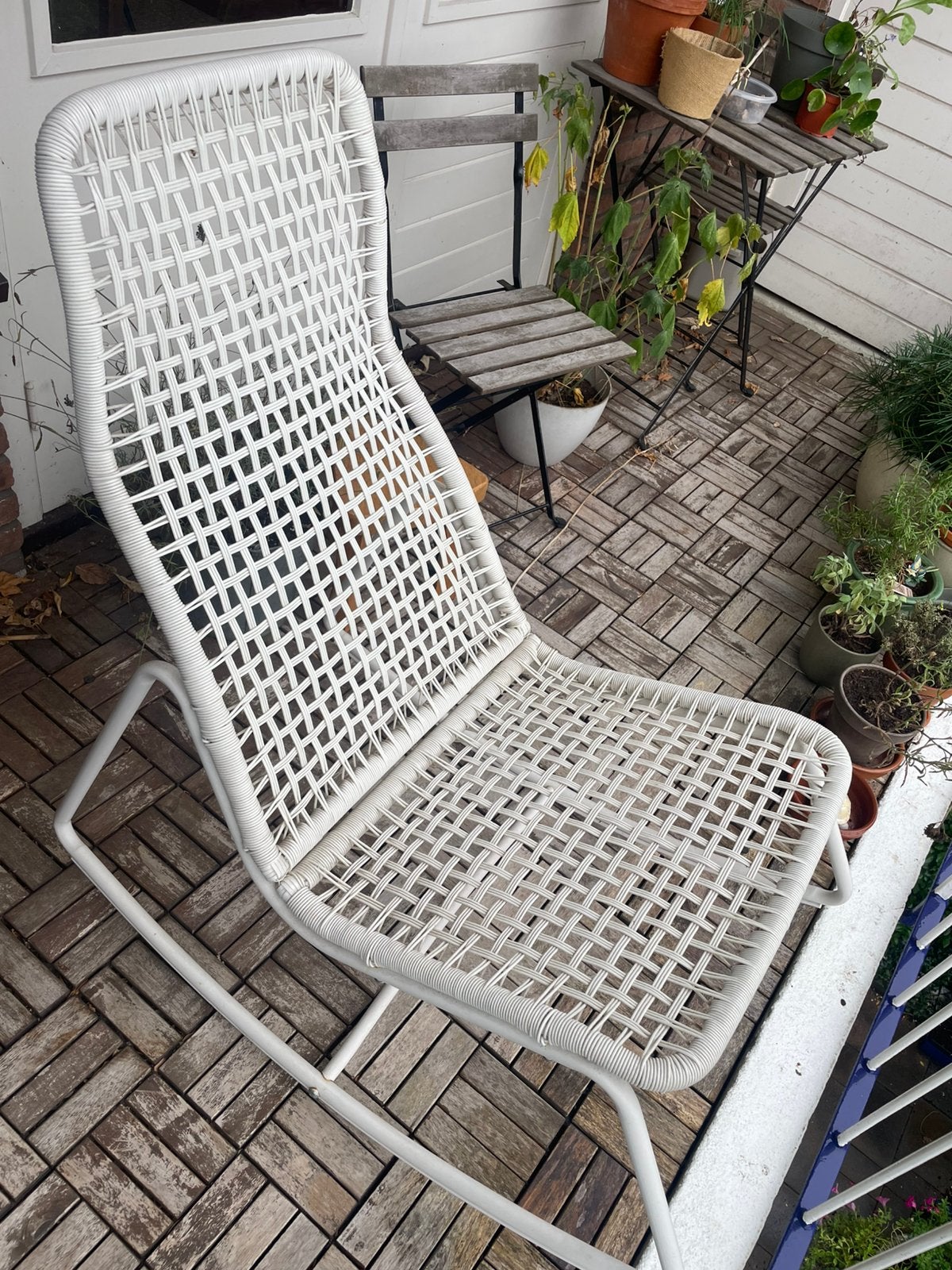 Schommelstoel ikea - tuinstoel, Tuin en Terras, Ophalen, Zo goed als nieuw