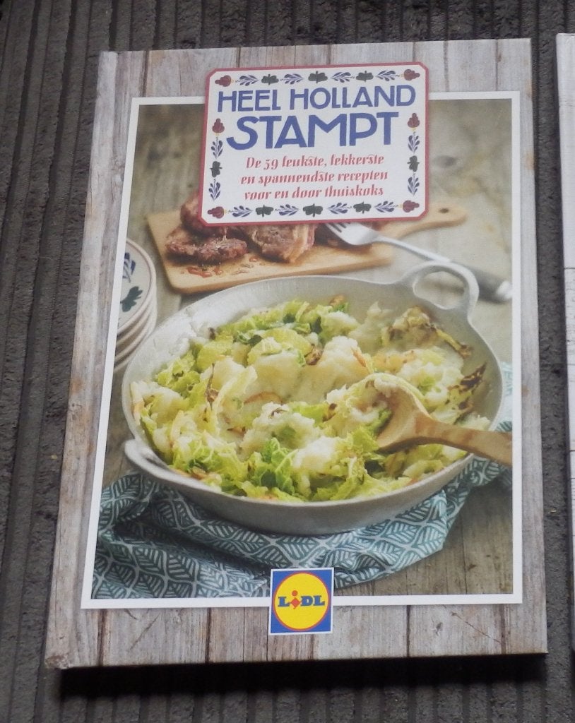 Heel Holland Stampt deel 1 Lidl uitgave., Boeken, Hoofdgerechten, Lidl., Ophalen of Verzenden, Zo goed als nieuw