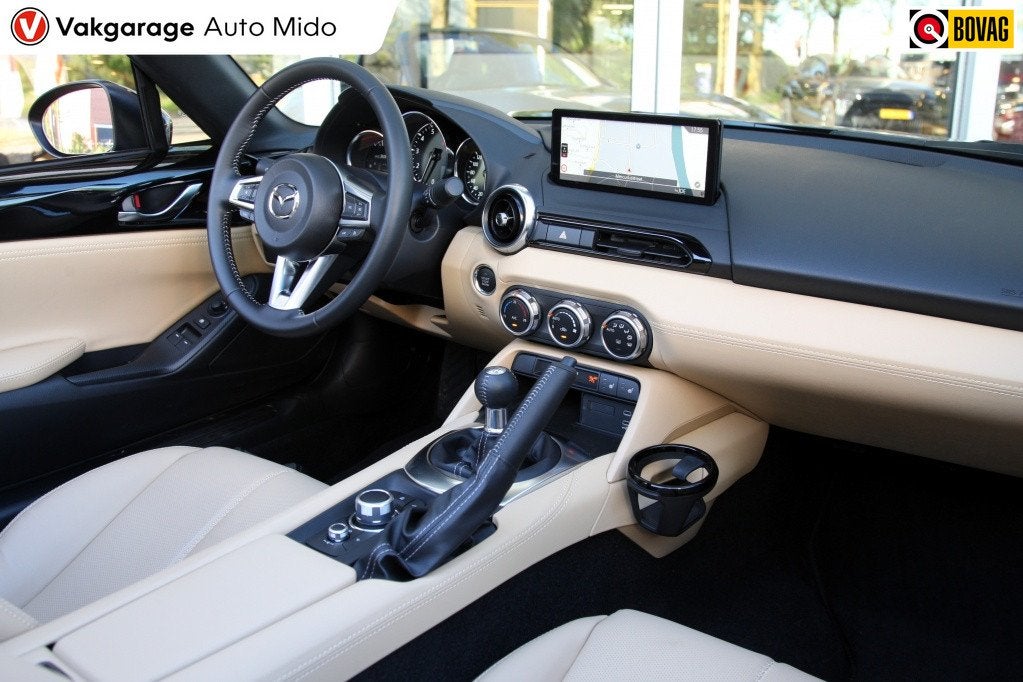 Mazda MX-5 1.5 SkyActiv-G 132 Kazari | NLD auto | 1e eigenaa, Keurmerk '100% Onderhouden', 12 maanden, Euro 6, 4 cilinders