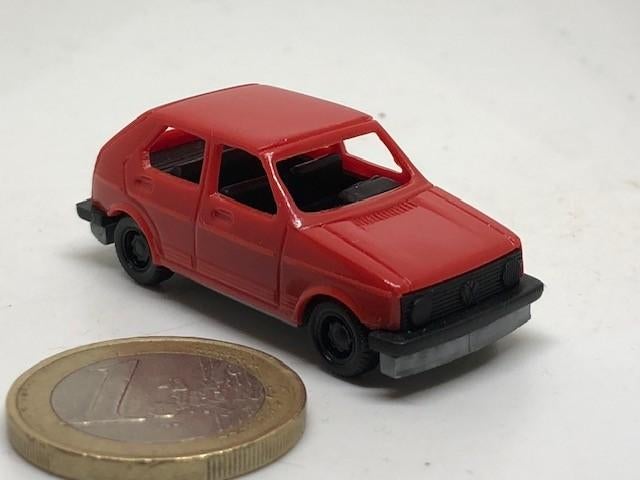 Volkswagen Golf LS Rood, Bruder, Hobby en Vrije tijd, Modelauto's | 1:87, Ophalen of Verzenden, Gebruikt, Auto, Overige merken