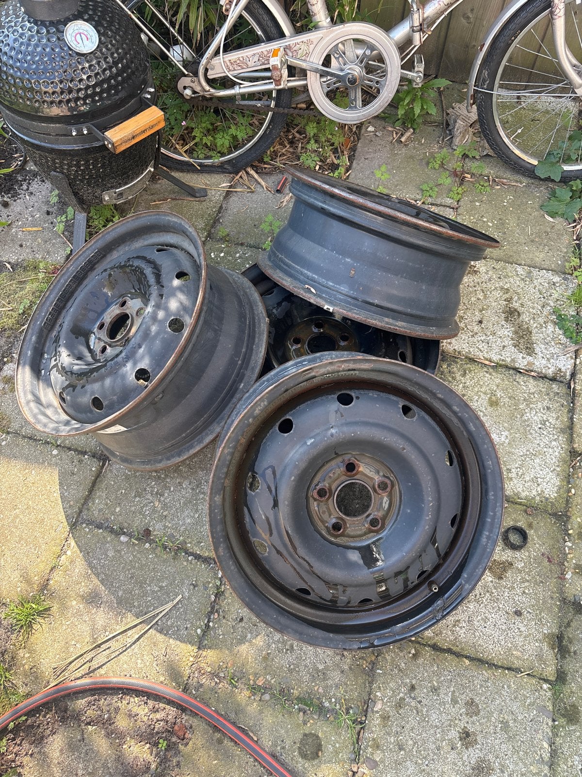 Stalen velgen 16 inch voor Subaru - ALCAR 5/100 ET48, Gebruikt, Velg(en), 16 inch, Ophalen of Verzenden