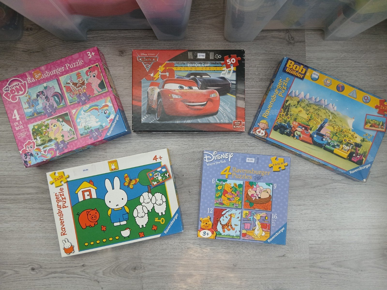 Diverse kinderpuzzels (3/4 jaar), Ophalen of Verzenden, Gebruikt, 2 tot 4 jaar